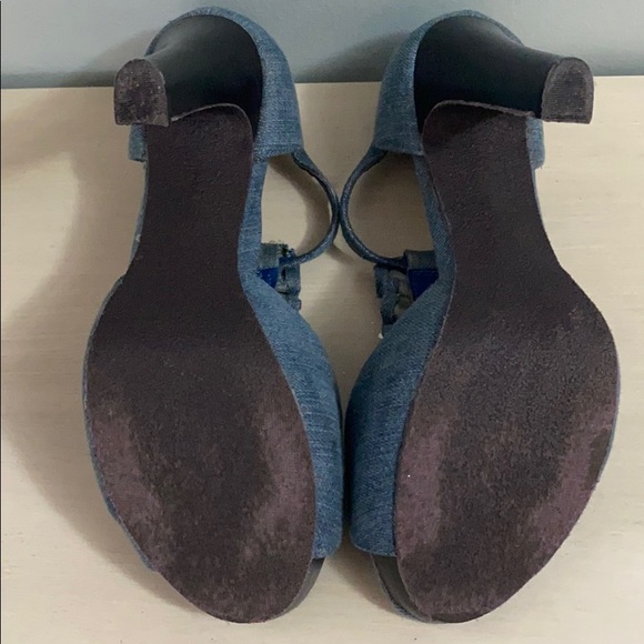 Madden Girl jean-type material heels - Picture 5 of 8